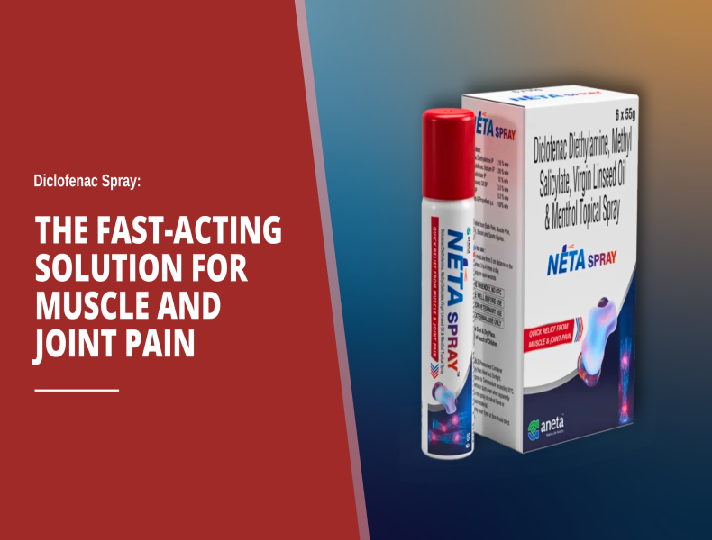 Neta Spray Diclofenac Spray: The Fast-Acting Solution for Muscle and Joint Pain