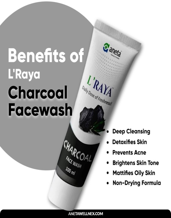 L'Raya Charcoal Facewash