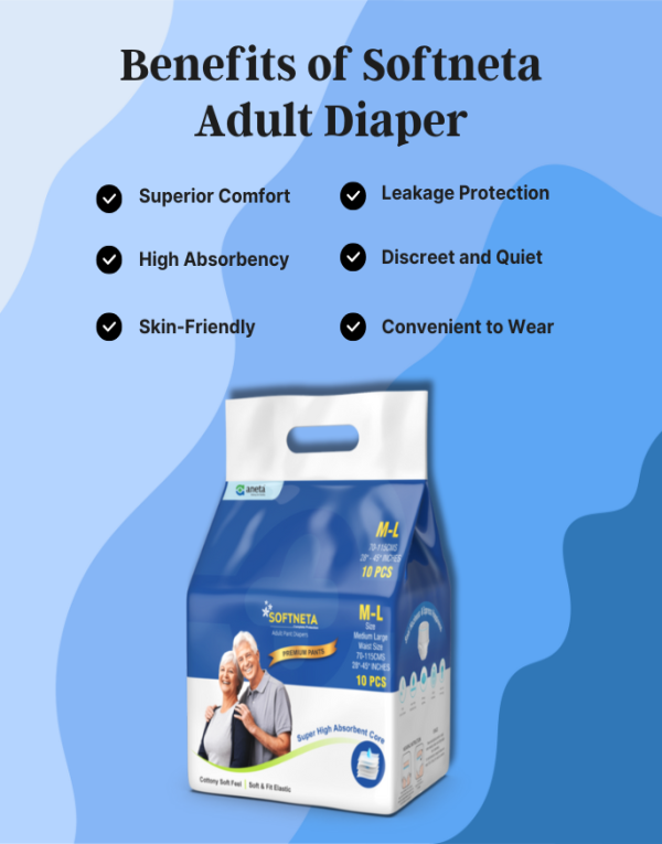 Softneta Adult Diaper M/L