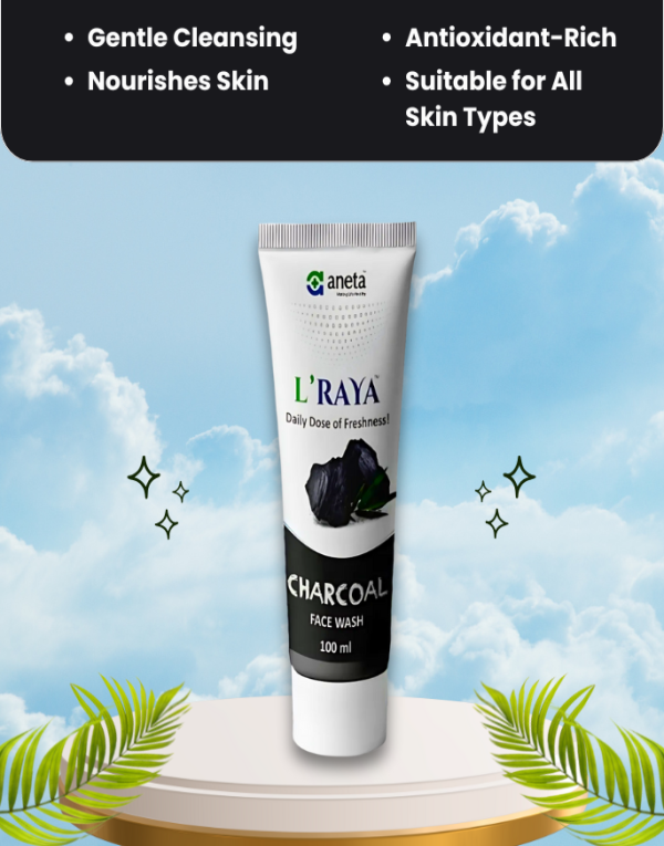 L'Raya Charcoal Facewash