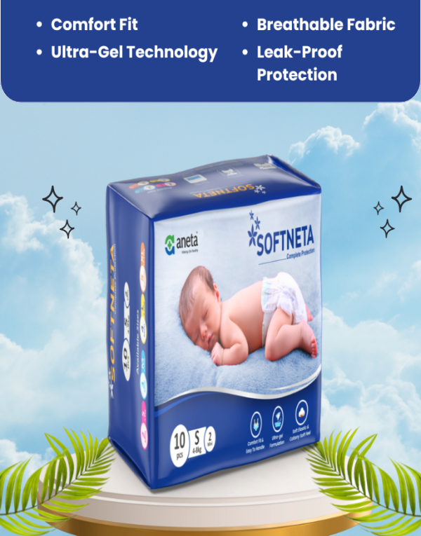 SOFTNETA  BABY DIAPER M