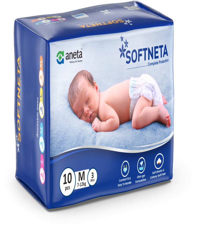 SOFTNETA  BABY DIAPER M